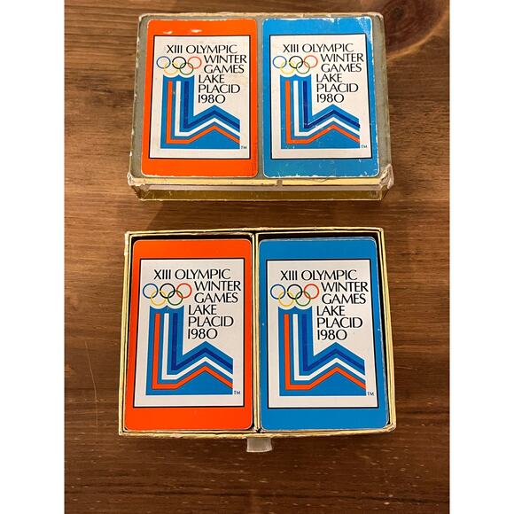 1980 Lake Placid XIII Winter Olympics Playing Cards – Double Deck - Picture 5 of 5